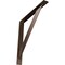 Ekena Millwork Traditional Steel Bracket, Hammered Dark Bronze 2"W x 18"D x 18"H BKTM02X18X18TRHDB - alternate 1